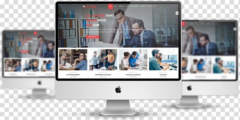 Responsive web design Computer Software Joomla Web template, Website Mockup Free transparent background PNG clipart