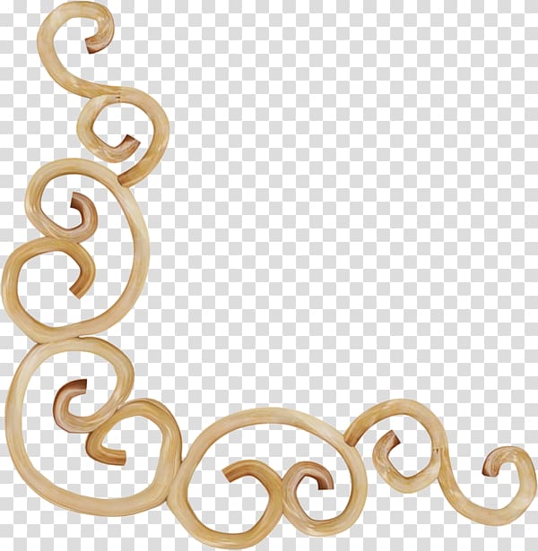 Ornament Strain Jewellery Writing Parchment, kenar transparent background PNG clipart