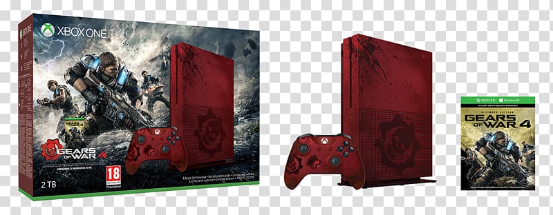 Gears of War 4 Xbox 360 Xbox One S, Gears of war 4 transparent background PNG clipart
