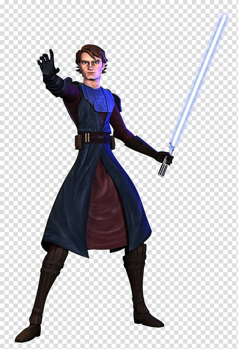 Anakin Skywalker Luke Skywalker Clone trooper Ahsoka Tano Obi-Wan Kenobi, star wars transparent background PNG clipart