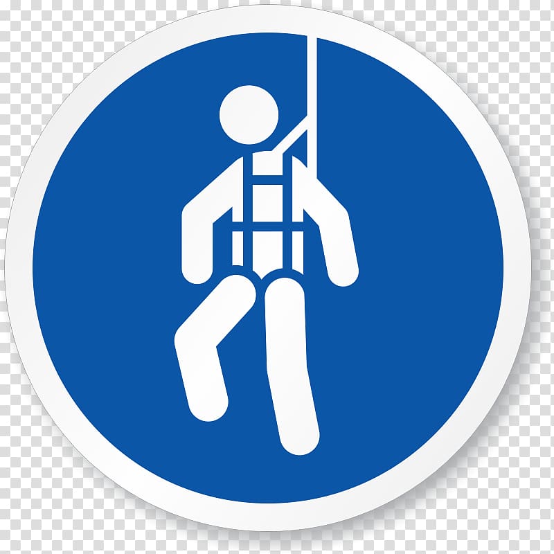 Person Wearing Harness Logo Safety Harness Personal Protective