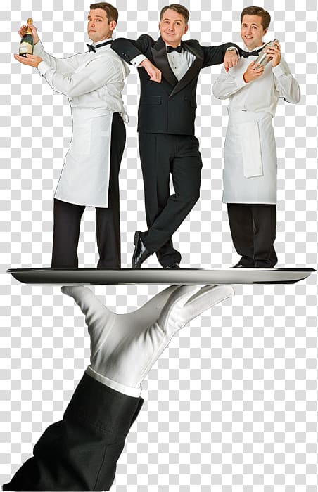 Waiter Tuxedo M. THE TALENT ROOM Humour LoganMania, others transparent background PNG clipart