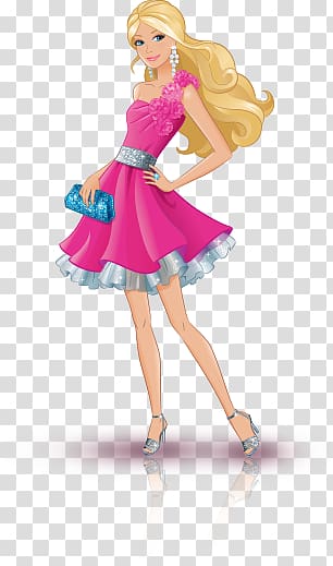 Barbie transparent background PNG clipart