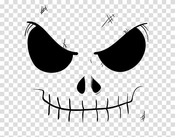 Jack Skellington Calavera Halloween Drawing Jack-o'-lantern, Skull color transparent background PNG clipart