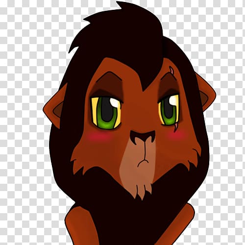 Scar Simba Shenzi Lion Mufasa, Scar transparent background PNG clipart