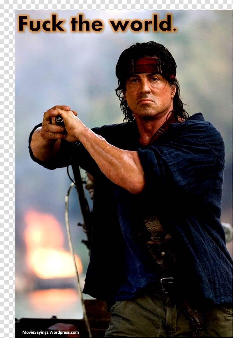 Sylvester Stallone John Rambo Blu-ray disc Rocky Balboa, rambo transparent background PNG clipart