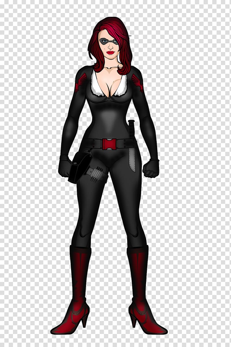 Invisible Woman Nightshade Captain Atom Superhero Character, masked woman transparent background PNG clipart