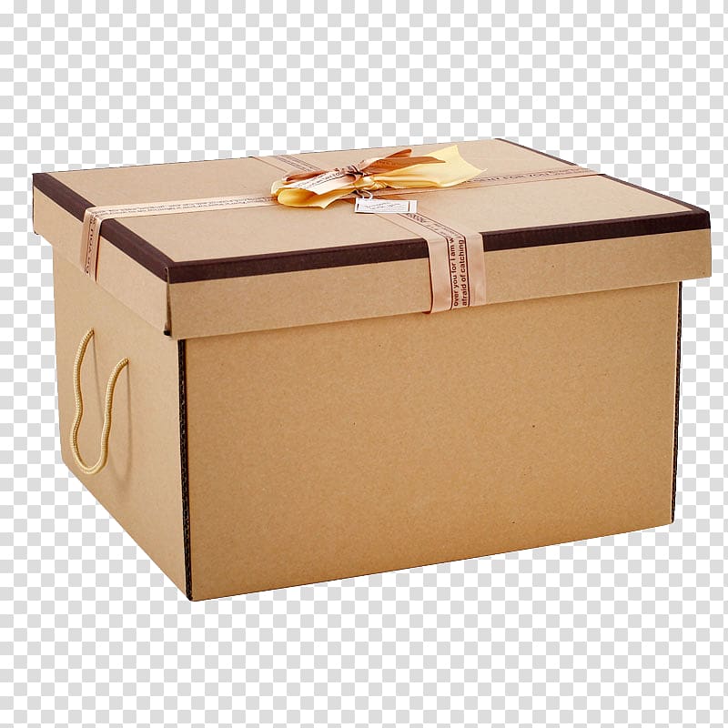Box Paper Ningjin County, Hebei Packaging and labeling Carton, Earth tones box transparent background PNG clipart