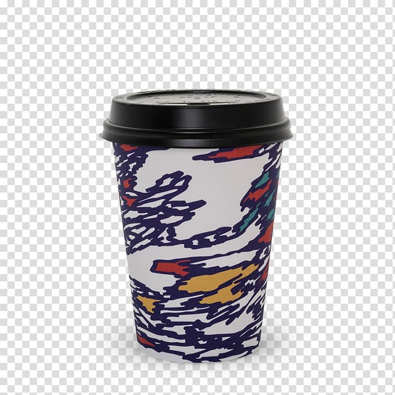 Coffee cup sleeve Mug, coffee cup top view transparent background PNG clipart