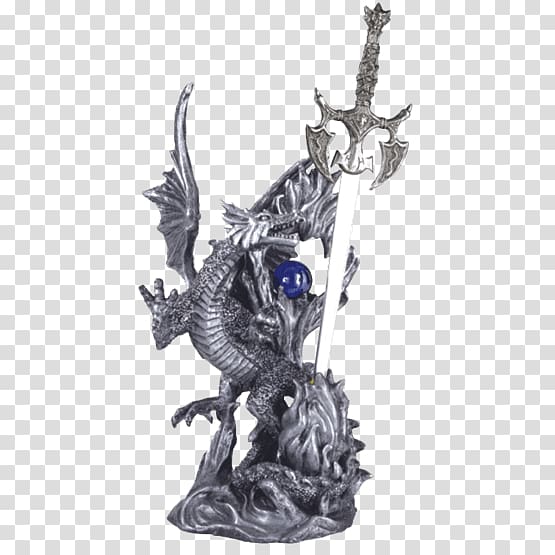 Dragon Fantasy Figurine Statue Sculpture, dragon transparent background PNG clipart