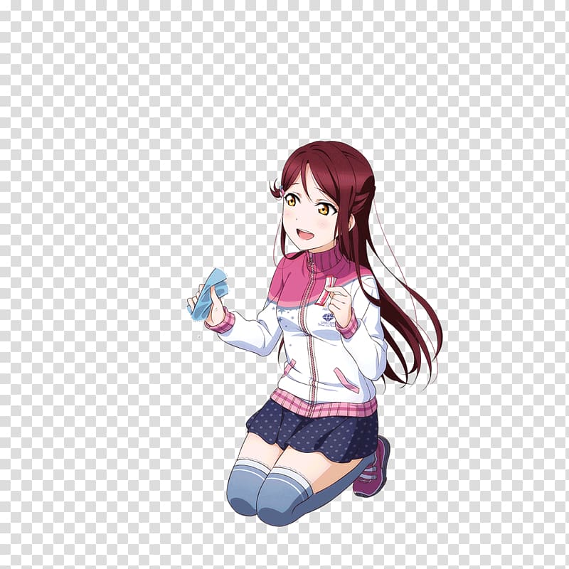 Love Live! School Idol Festival Aqours Love Live! Sunshine!! Rendering Riko Sakurauchi, cheer leader transparent background PNG clipart