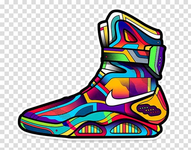 Illustration Nike Mag Shoe , nike eyebrows look awful transparent background PNG clipart