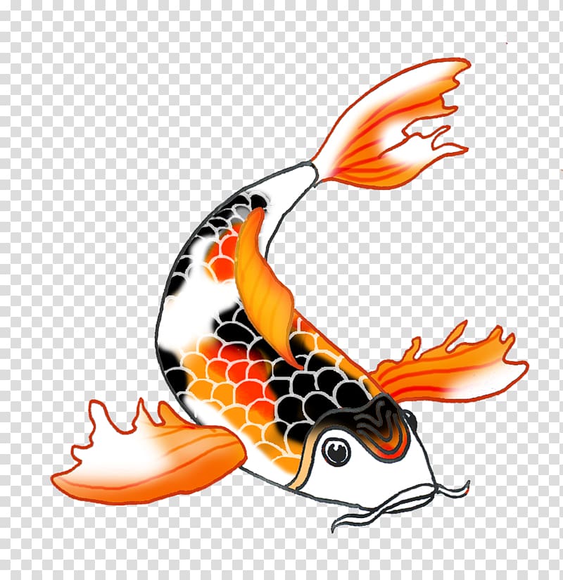 Koi Fish Drawing , koi transparent background PNG clipart