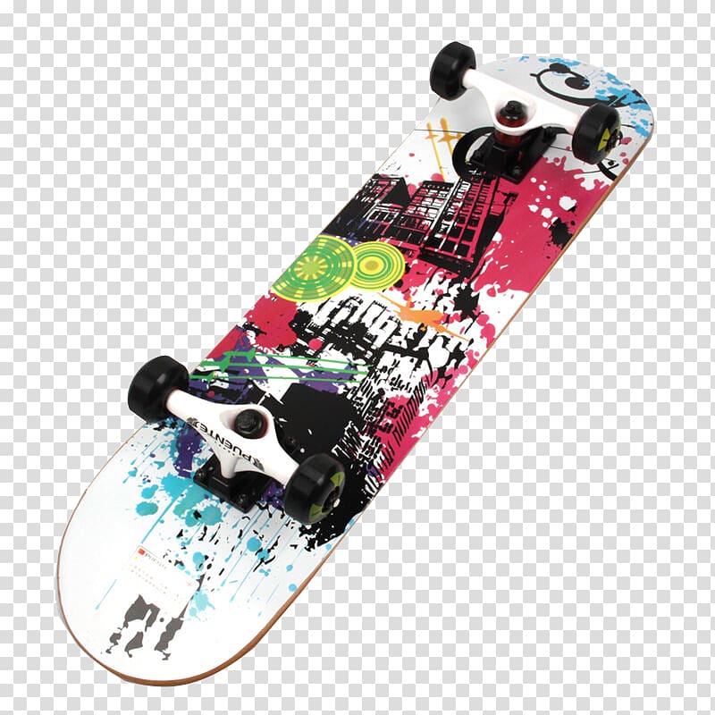 Skateboarding, Creative Scooter transparent background PNG clipart