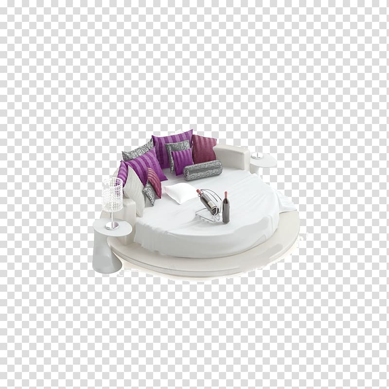 3D computer graphics 3D modeling Autodesk 3ds Max Bed, 3D sofa transparent background PNG clipart