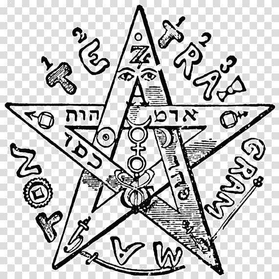 Dogme et Rituel de la Haute Magie Pentagram Magic Three Books of Occult Philosophy Symbol, inverted pyramid transparent background PNG clipart