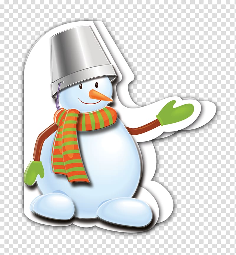 Penguin Christmas ornament Character , snowman creative transparent background PNG clipart