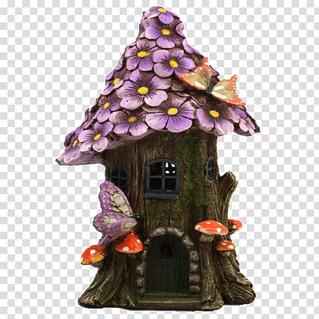 Tree house Fairy Garden Flower Fairies, fairy lights transparent background PNG clipart