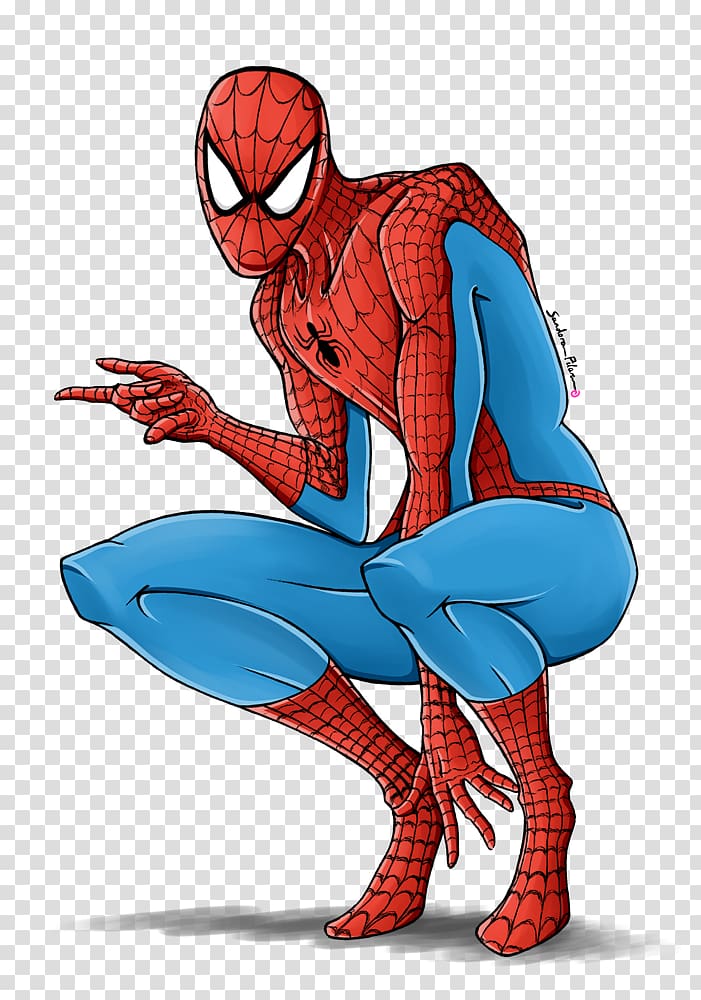 Spider-Man Superhero Drawing Art Trouble, spider-man transparent background PNG clipart