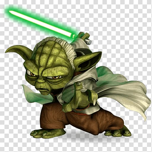 Yoda Star Wars: The Clone Wars Qui-Gon Jinn Darth Maul, others transparent background PNG clipart