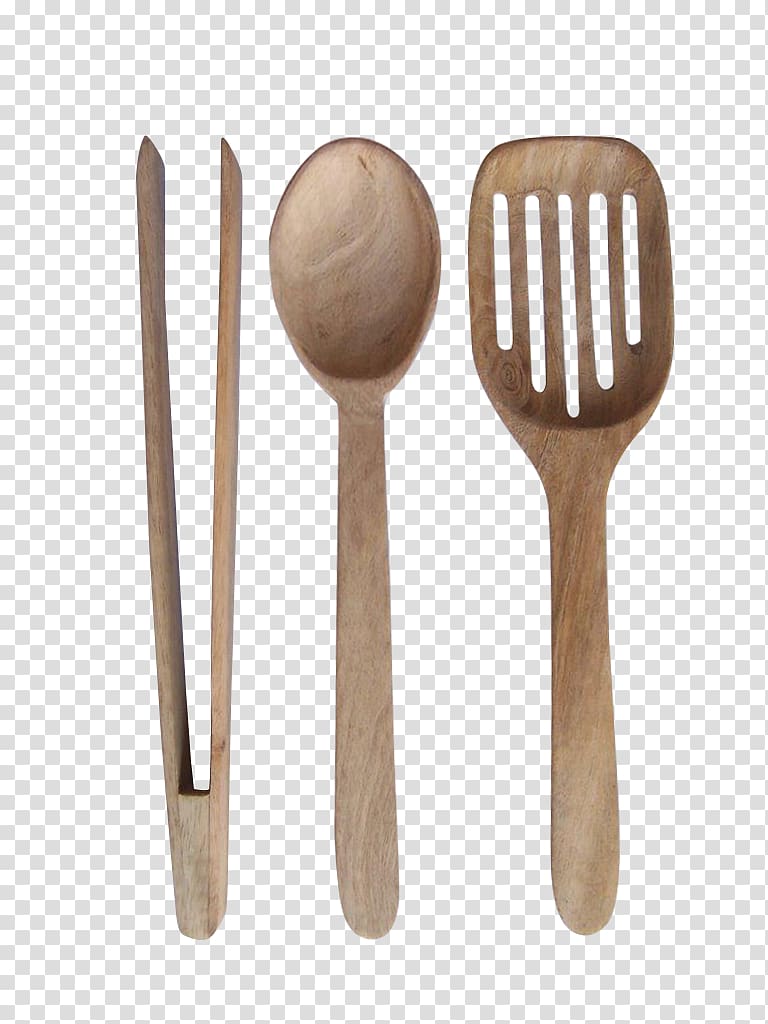 Wooden spoon Kitchen utensil Kitchenware Tableware, wood transparent background PNG clipart