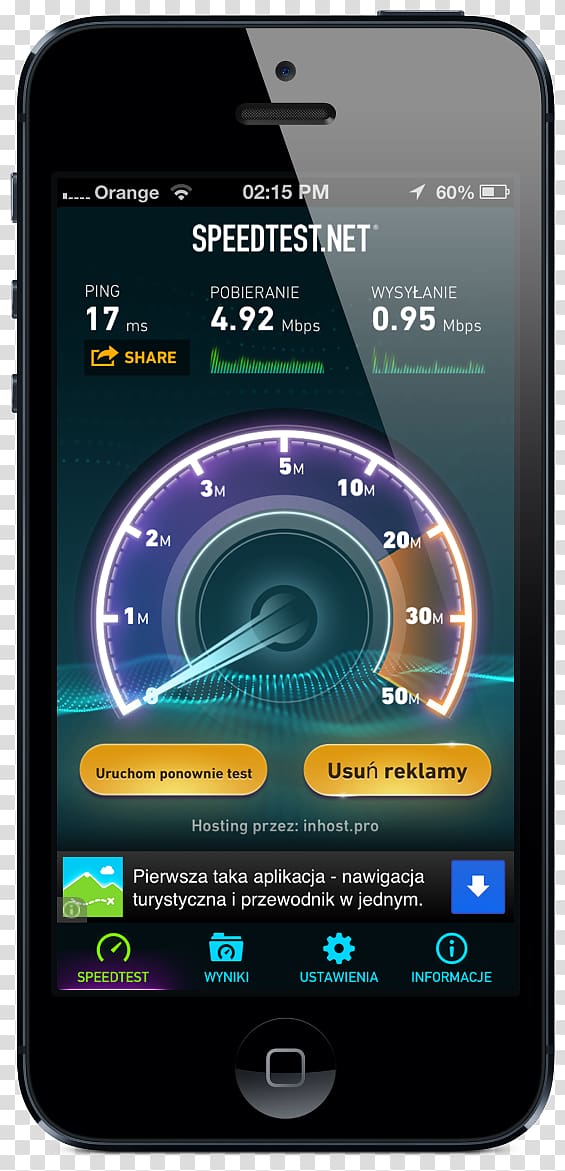 Speedtest.net Internet T-Mobile US, Inc. 4G, Speed Meter transparent background PNG clipart