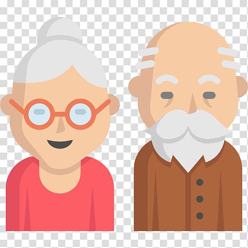 Grandfather and grandmother , Grandparent Adobe Illustrator, Happy  grandparents transparent background PNG clipart | HiClipart