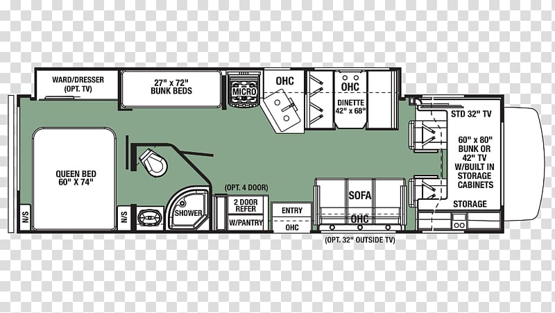 Campervans Floor plan Forest River 2018 Subaru Forester Caravan, forest river transparent background PNG clipart