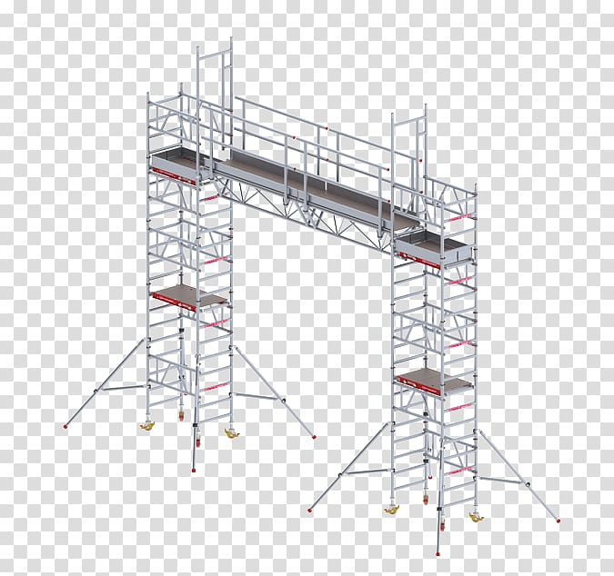 Scaffolding Altrex Trabattello Aluminium Ladder, tower bridge transparent background PNG clipart