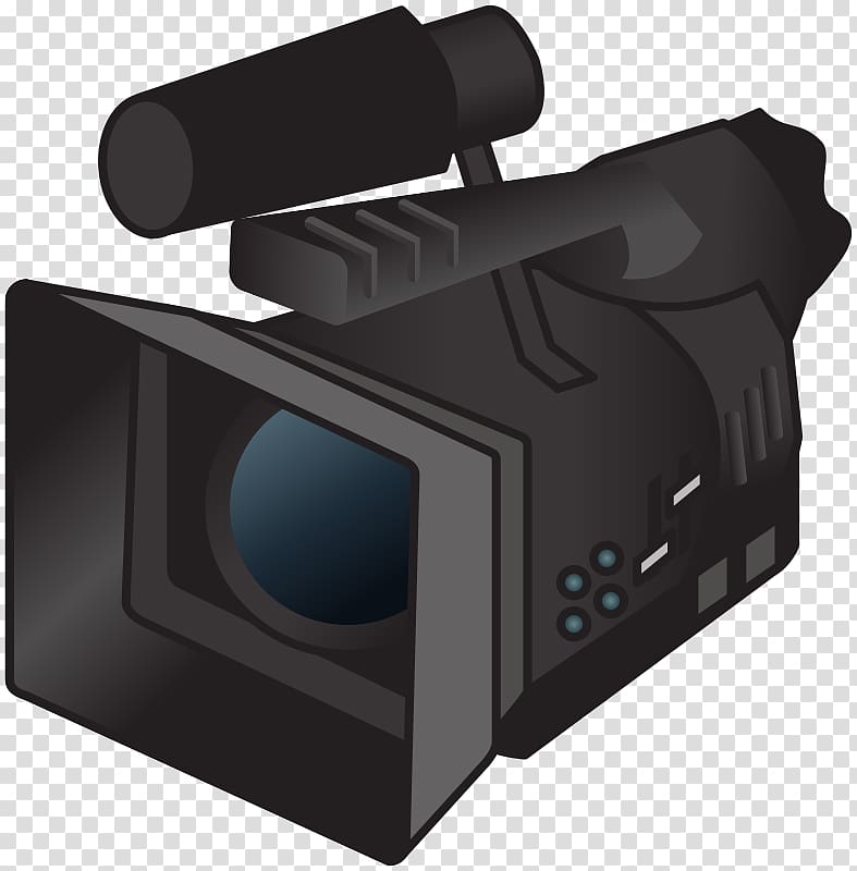 Professional video camera Video Cameras , LENS transparent background PNG clipart