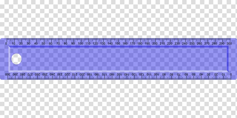 Blue Ruler Electronic visual display, ruler transparent background PNG clipart