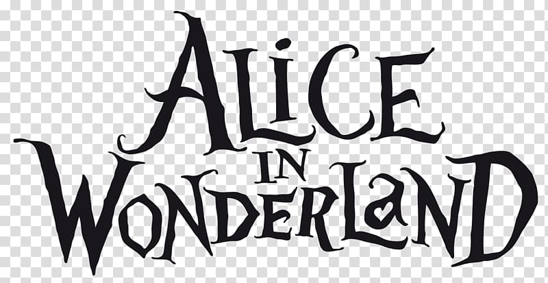 alice in Wonderland logo, Alice in Wonderland The Mad Hatter Red Queen Logo, alice in wonderland transparent background PNG clipart