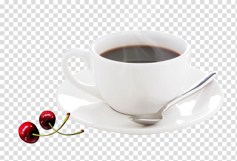 White coffee Cafe Coffee cup, a cup of coffee transparent background PNG clipart