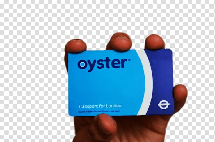 person holding Oyster transport card, Oyster Card In Hand transparent background PNG clipart