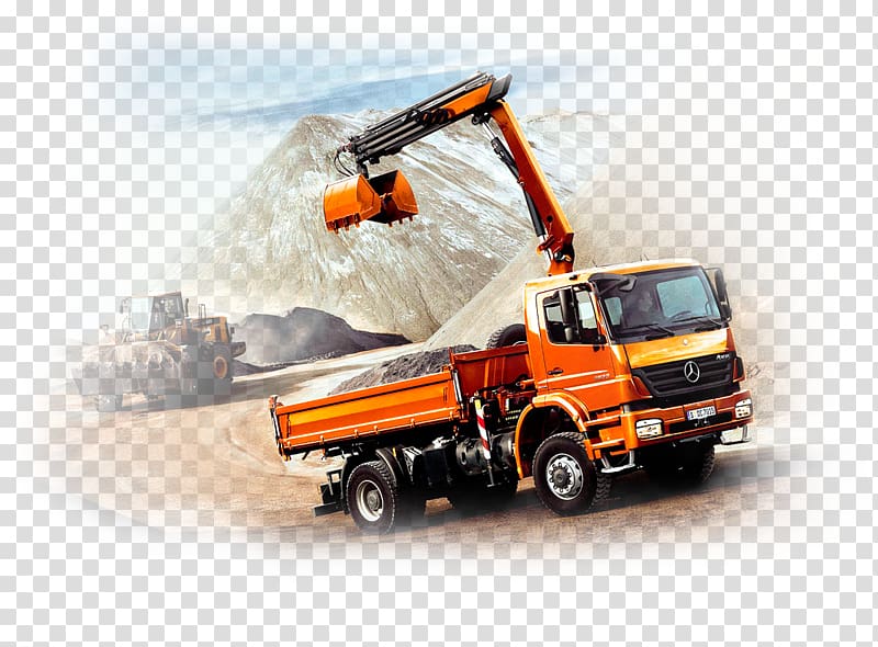 18 Wheels of Steel: Extreme Trucker Mercedes-Benz Axor AB Volvo Volvo FH, excavator transparent background PNG clipart