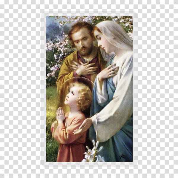 Sagrada Família Holy card Prayer Blessing Holy Family, God transparent background PNG clipart