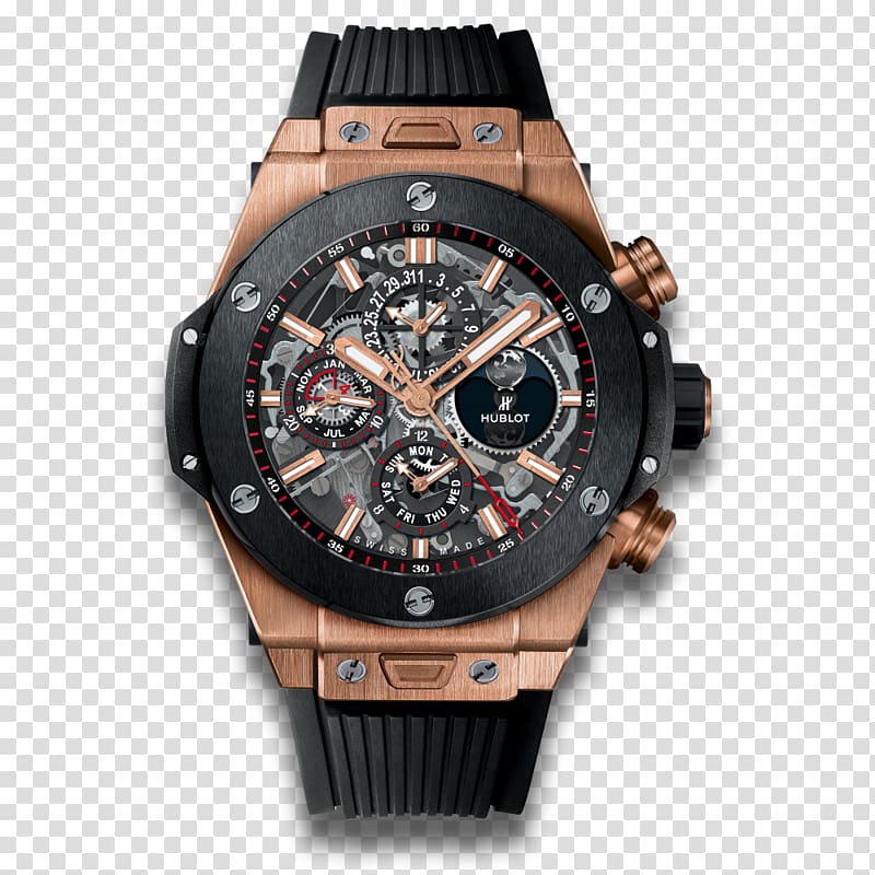 Hublot Big Bang Perpetual Calendar Hublot Classic Fusion Gold, gold transparent background PNG clipart