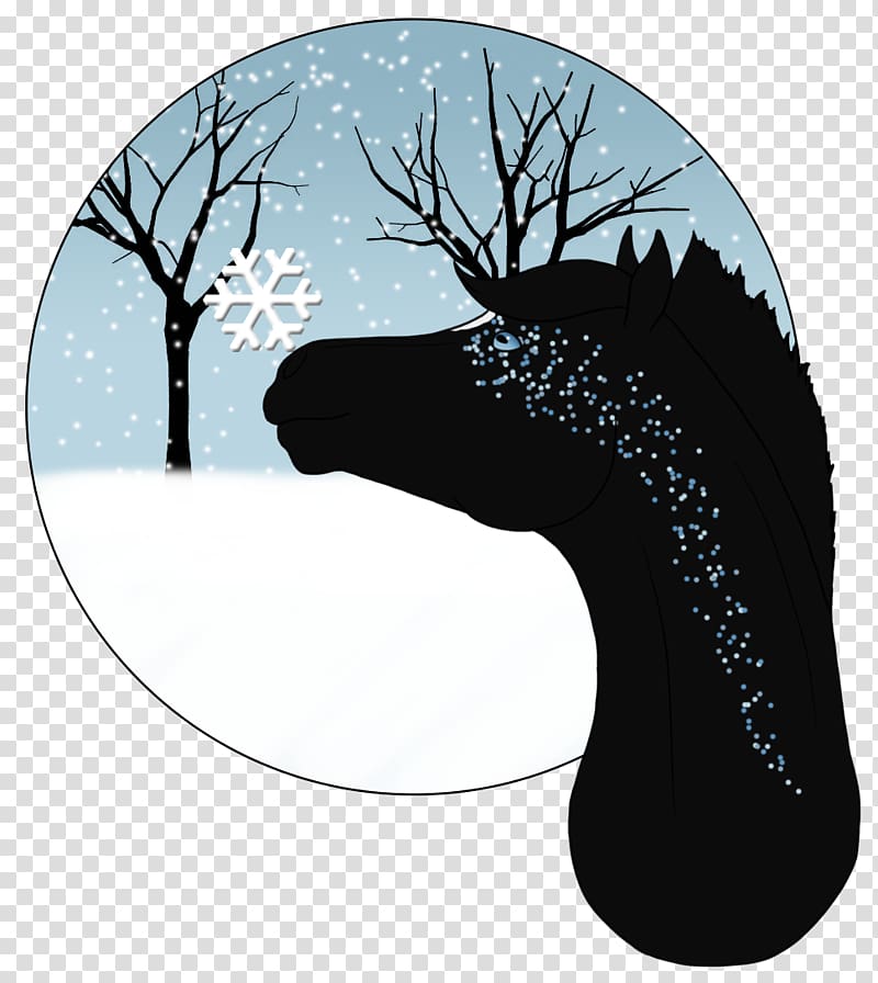 Necklace Silhouette Beak Tree, Let It Snow transparent background PNG clipart