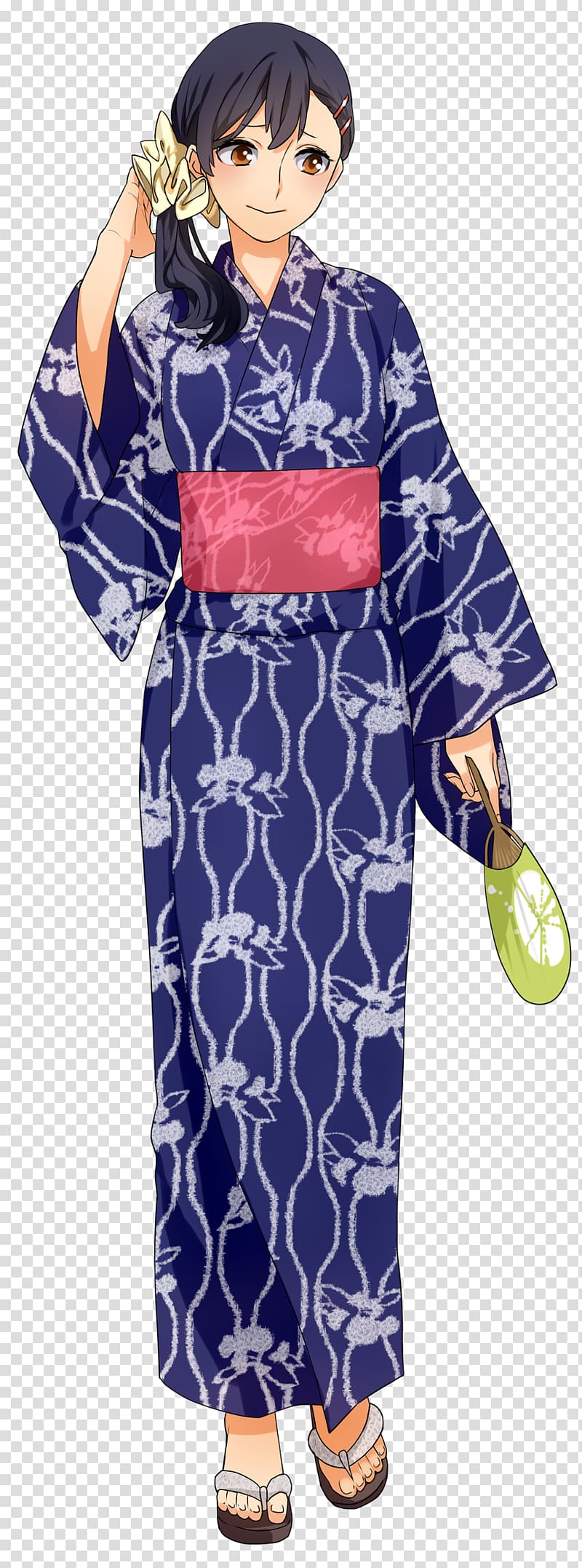 Kimono Robe Costume design Cartoon, yukata transparent background PNG clipart