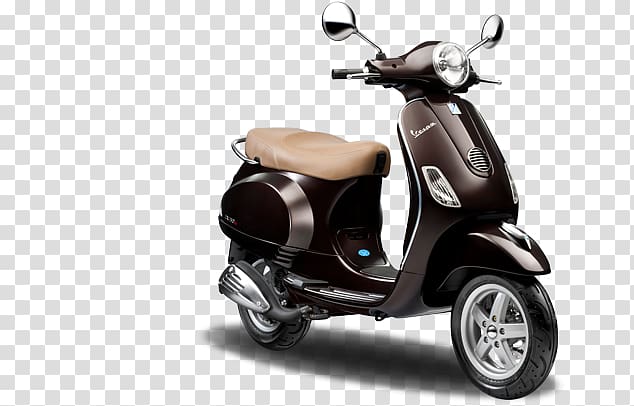 Scooter Vespa GTS Piaggio Vespa LX 150, scooter transparent background PNG clipart