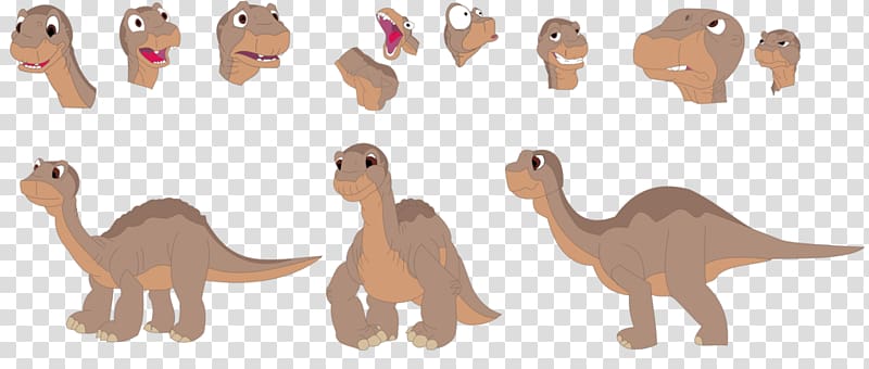 The Land Before Time Character Fan art YouTube , Little Foot transparent background PNG clipart