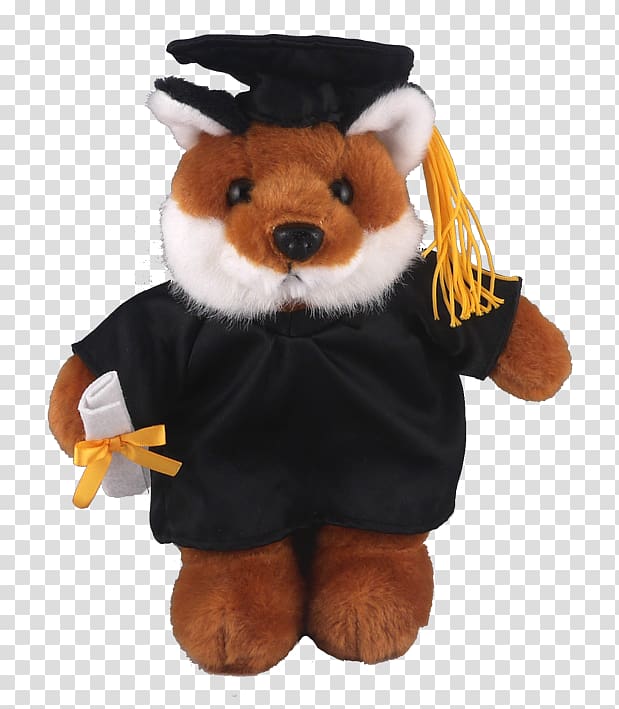 Stuffed Animals & Cuddly Toys Plush Sock monkey Pillow Pets Graduation ceremony, graduation gown transparent background PNG clipart