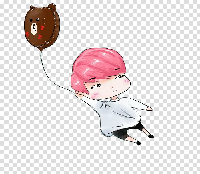 BTS Fan art Chibi, Chibi transparent background PNG clipart