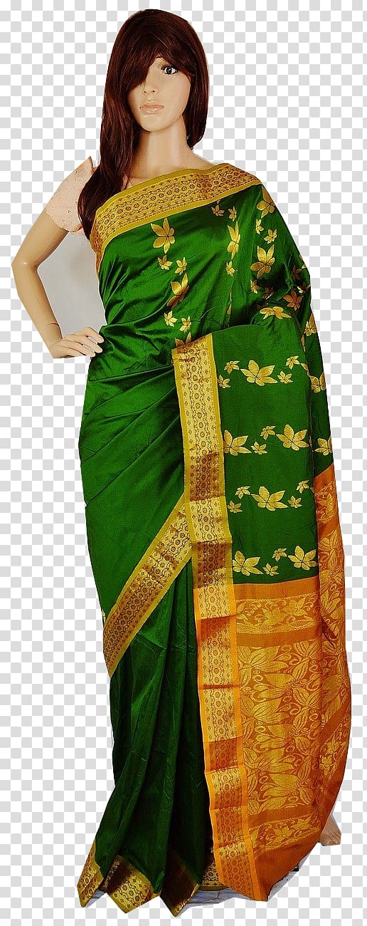 Costume design Sari Silk, Silk Saree transparent background PNG clipart