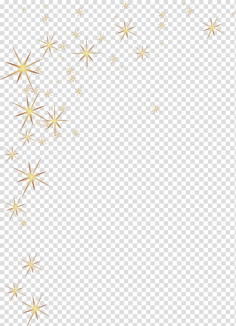golden shining stars transparent background PNG clipart