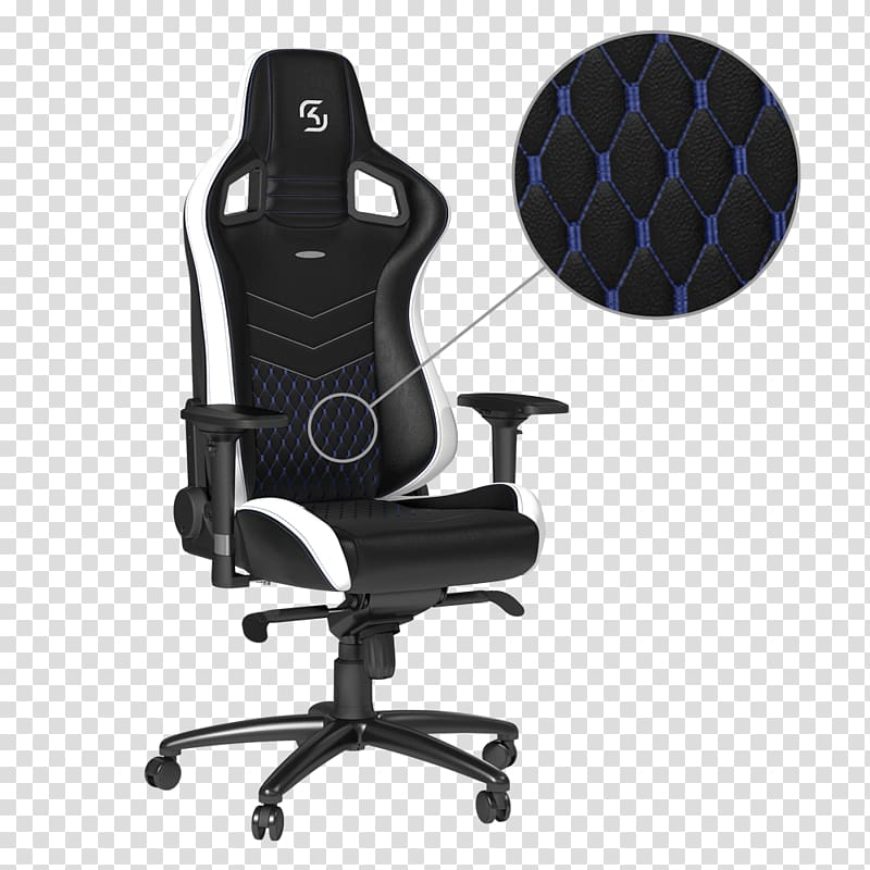 Office & Desk Chairs Gaming chair noblechairs Leather, chair transparent background PNG clipart