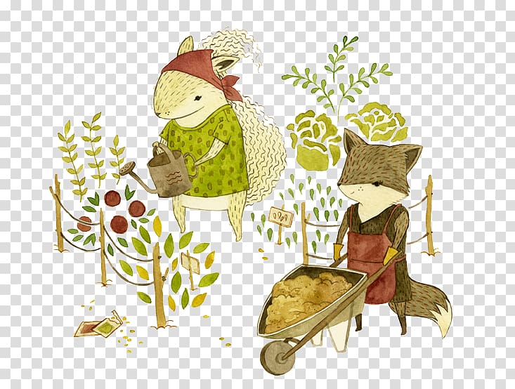 Adventures with Barefoot Critters Illustrator Book illustration Work of art Illustration, Squirrel farmhouse farming transparent background PNG clipart