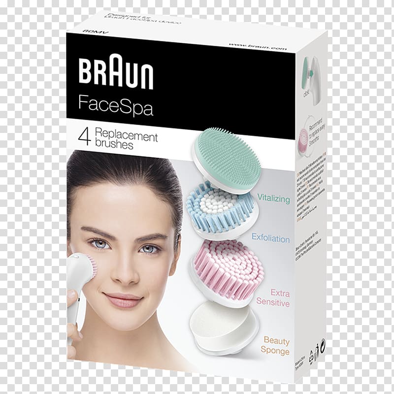 Epilator Braun Face Aufsatz-Mix SE80mv 4er Hardware/Electronic Hair removal Brush, Face transparent background PNG clipart