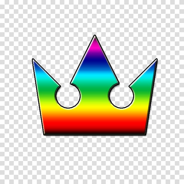 Crown Kingdom Hearts Rainbow , crown transparent background PNG clipart