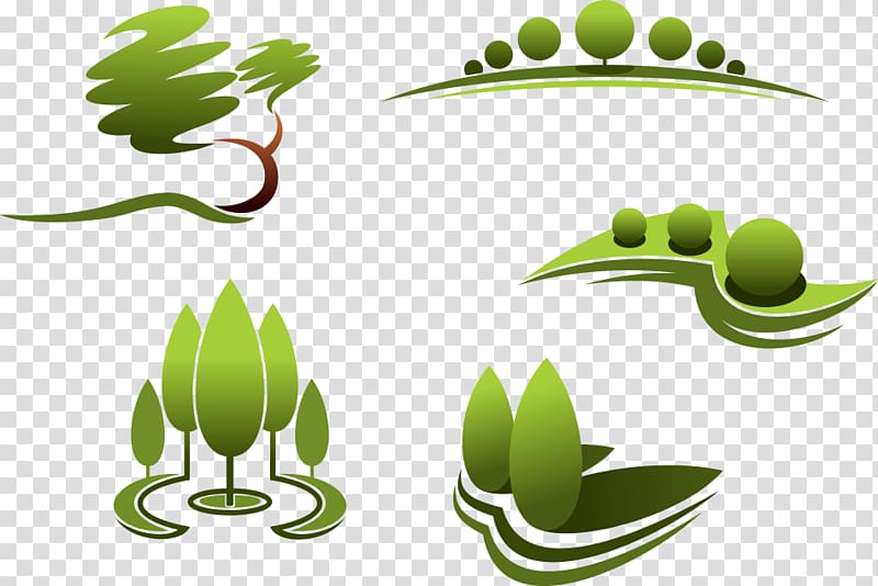 green trees illustration, Landscape design Landscape architecture Landscaping, Forest Landscape Design transparent background PNG clipart
